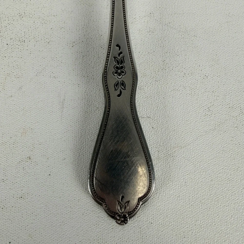 Oneida MORNING BLOSSOM BURNISHED Dinner Fork 7 1/4